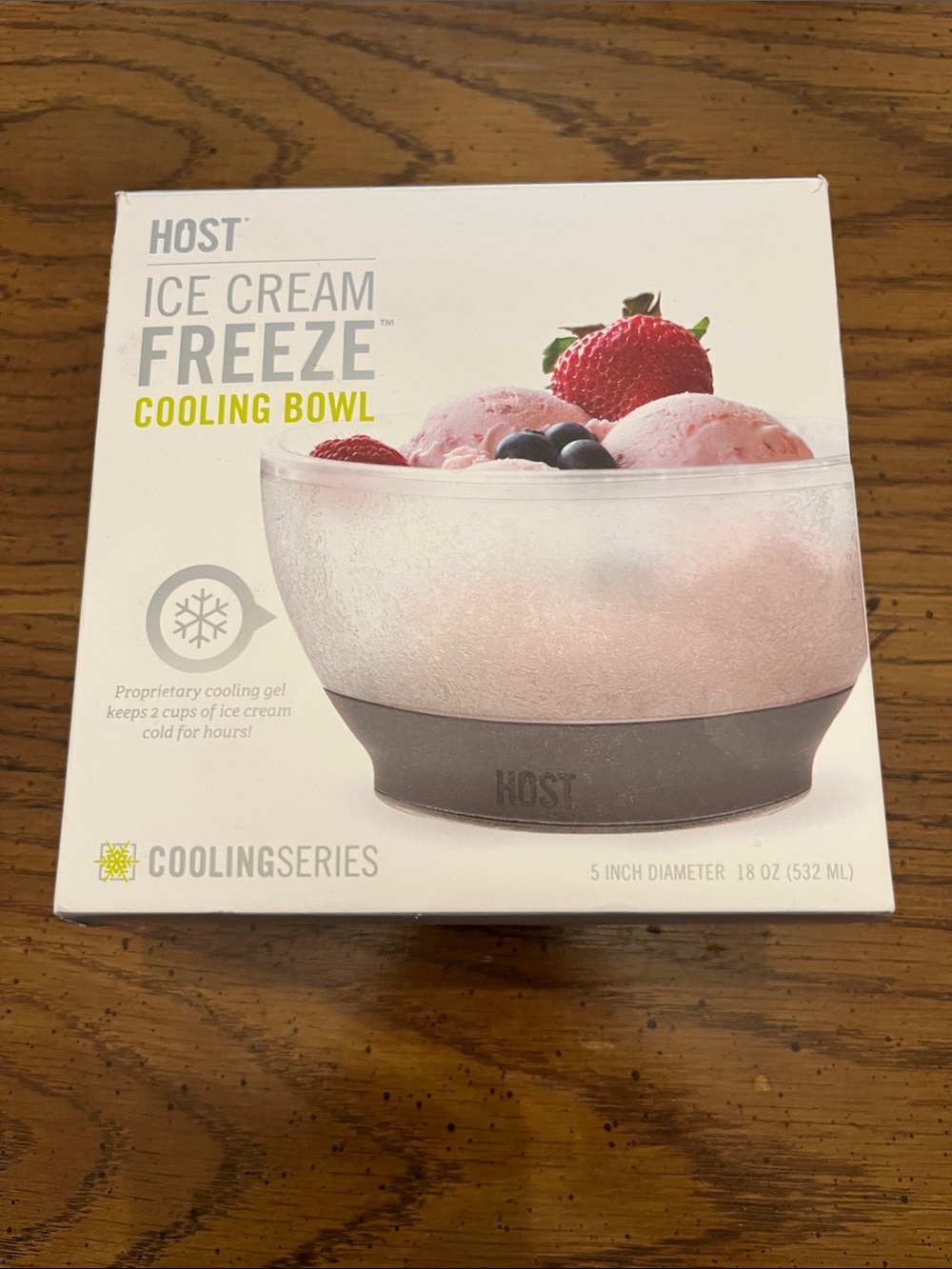HOST Ice Cream FREEZE Cooling Bowl, new